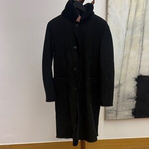 Allsaints Women's Serra Reversible Shearling Coat